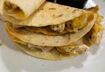 Roasted Chicken & Cheddar Cheese Quesadilla
