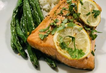 Roasted Salmon with Lemon & Herbs