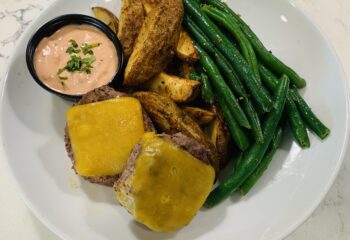 Cheddar Cheese & Angus Burger Bowl