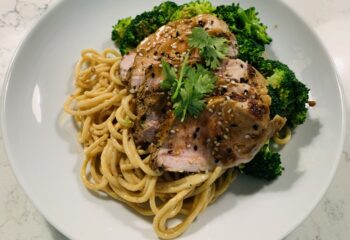 Sesame-Glazed Roasted Pork Tenderloin Bowl