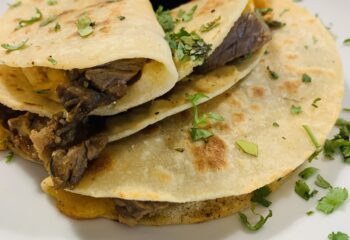 Seared Steak & Cheddar Cheese Quesadilla